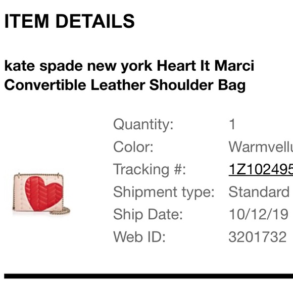Kate Spade “heart it Marci” convertible purse - Picture 5 of 8